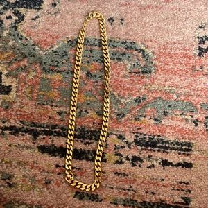 Long Curb Chain Necklace